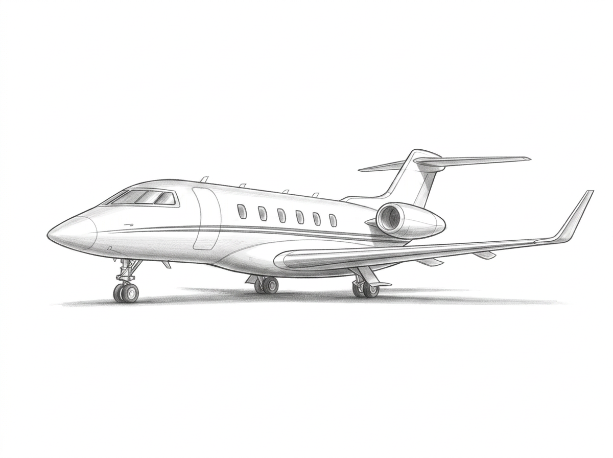 Hand-drawn concept sketch — Aviation